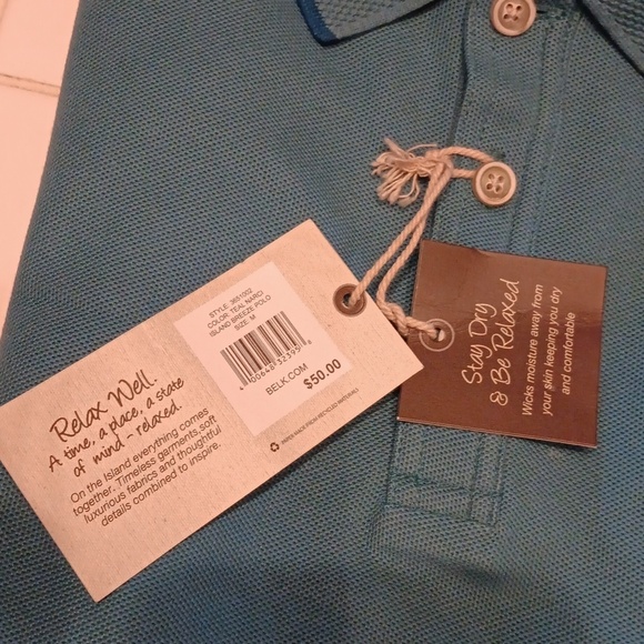 Islander medium polo shirt nwt - Picture 4 of 4